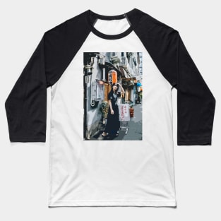 Japanese Lady Baseball T-Shirt